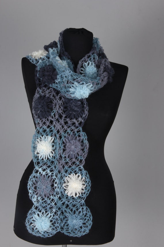 new 3d floral crochet scarf crochet floral motif by pompomhats new 3d floral crochet scarf crochet floral motif by pompomhats