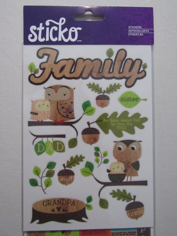 Family Scrapbooking Sticker Pack by MyStickerCollections on Etsy