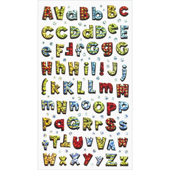 Sticko Scrapbooking Stickers Alphabet by MyStickerCollections