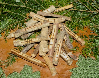 20 Corresponding Celtic Tree Ogham Staves - Pagan, Druid, Druidry, Witchcraft, Divination, Handmade