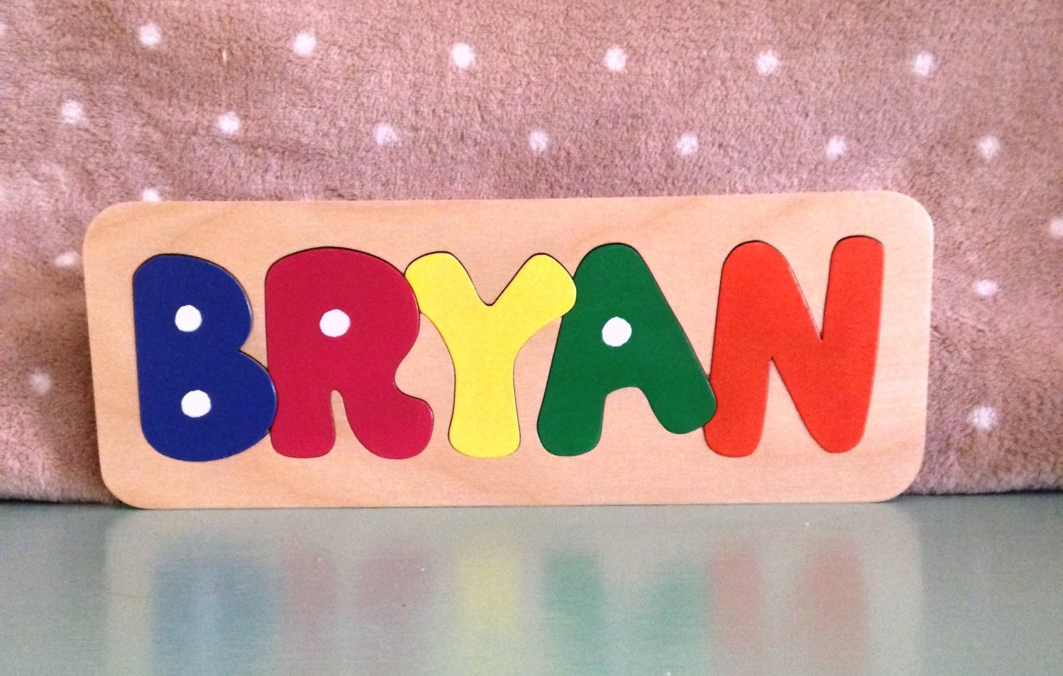 Personalized name puzzle personalized baby gift by papaspuzzleshop