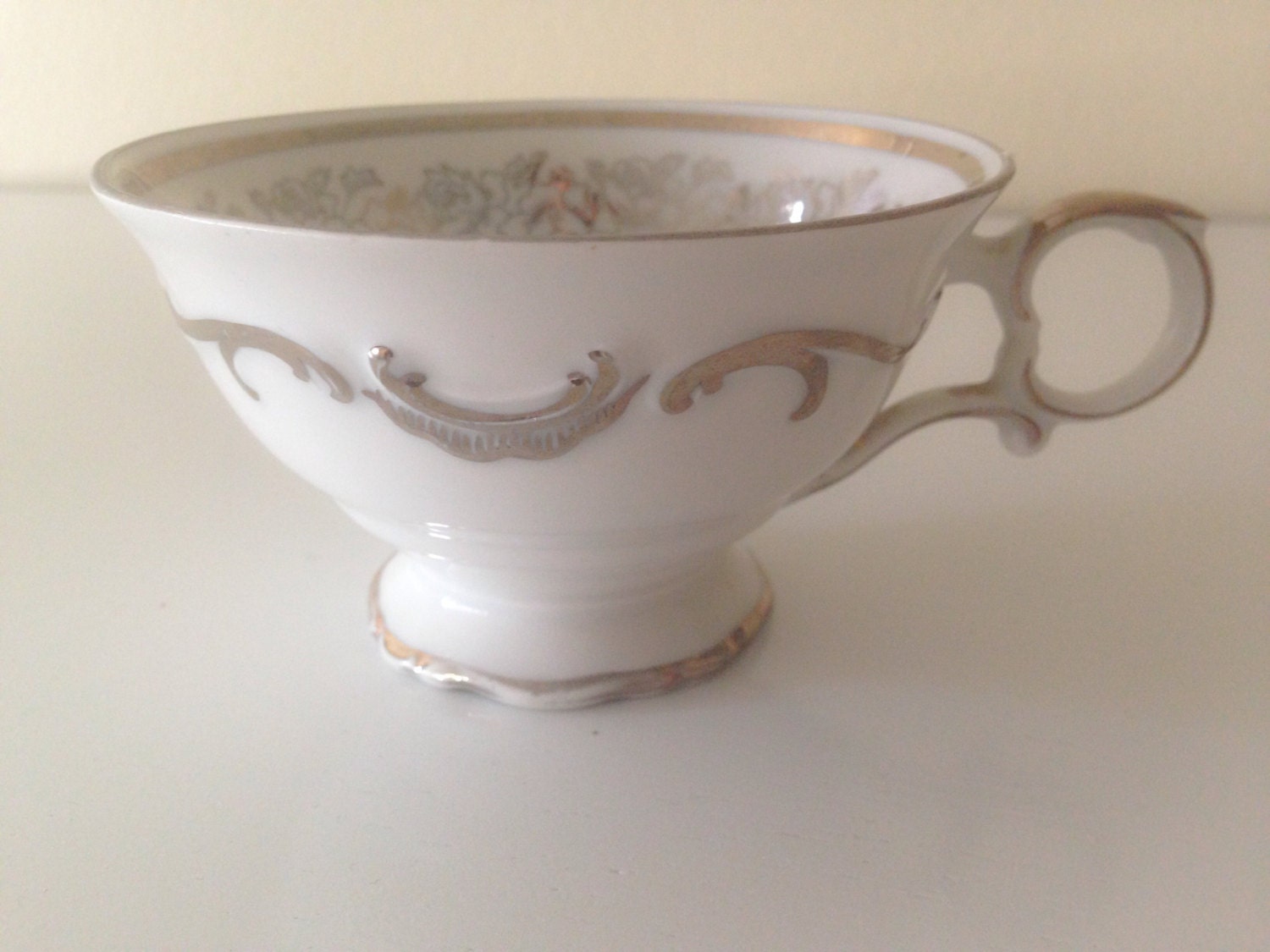 Vintage Cathedral Bavarian Teacup Made in West Germany Haute Juice