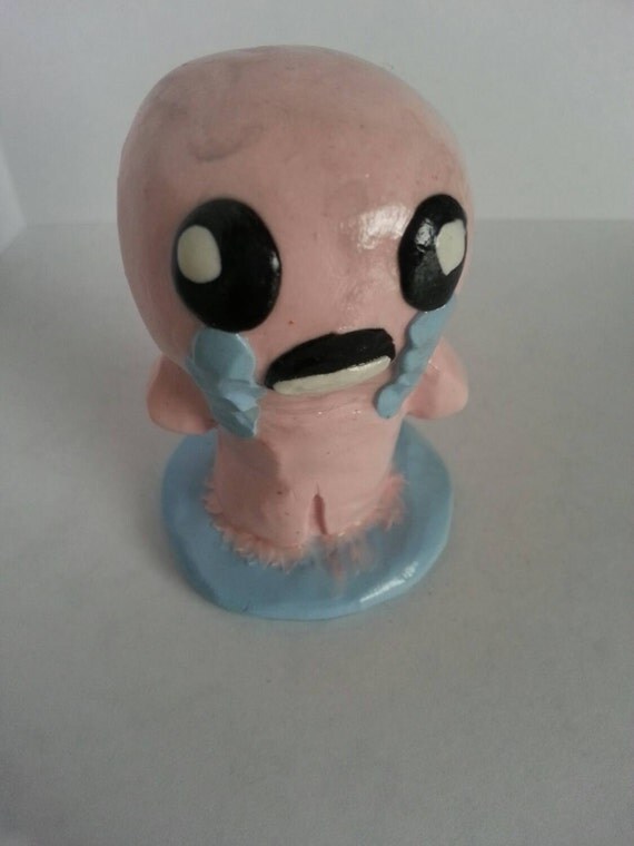Items similar to The Binding of Isaac Isaac figurine. Crafted from Clay