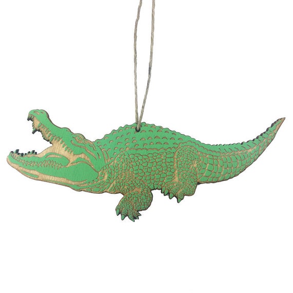 green alligator christmas ornament green alligator christmas ornament