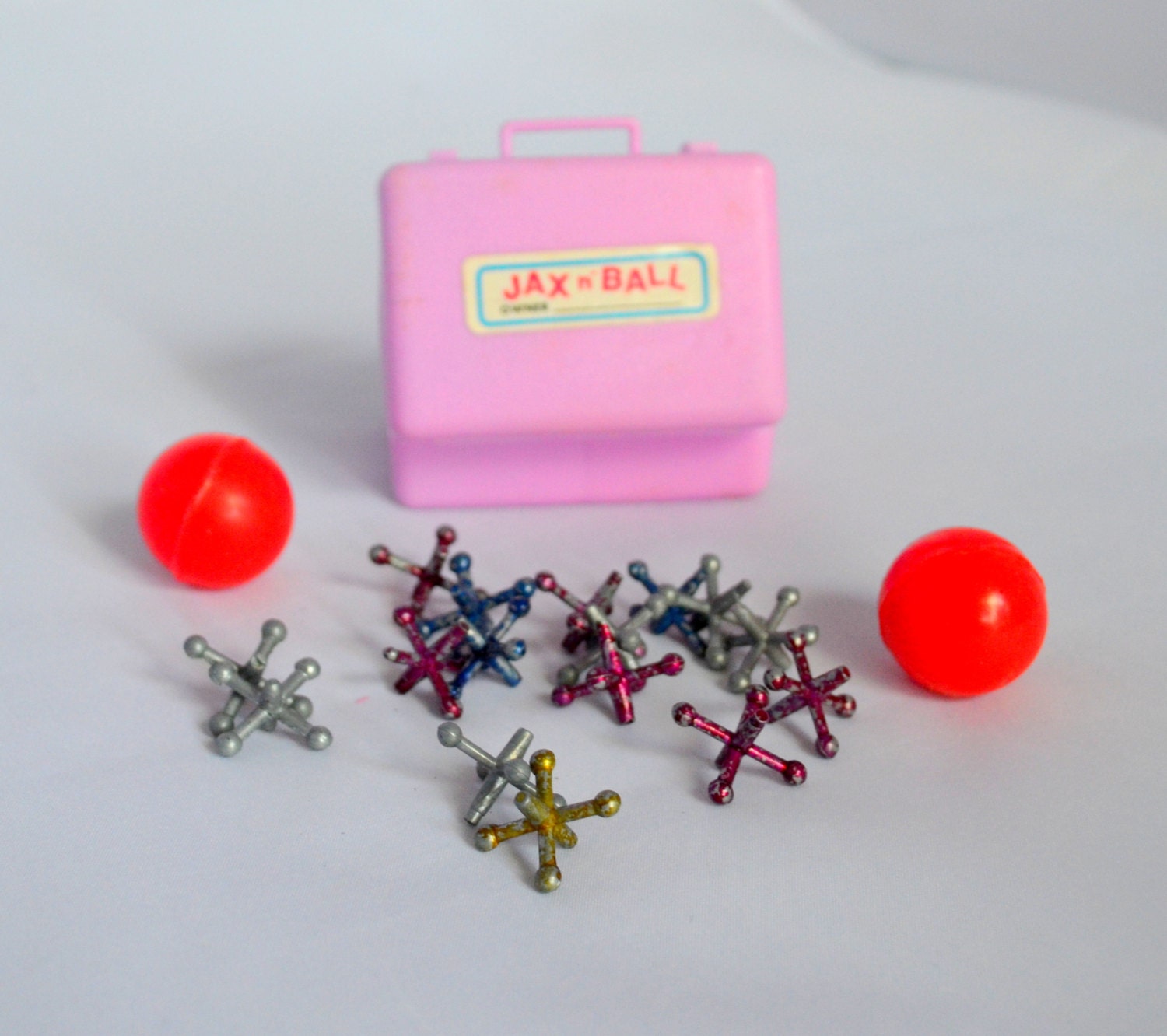 Adorable Vintage Jacks Set Jax n' Ball in by UpswingVintage
