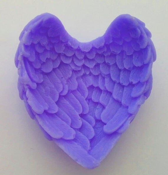 beautiful angel wings Mold flexible soap candle silicone molds