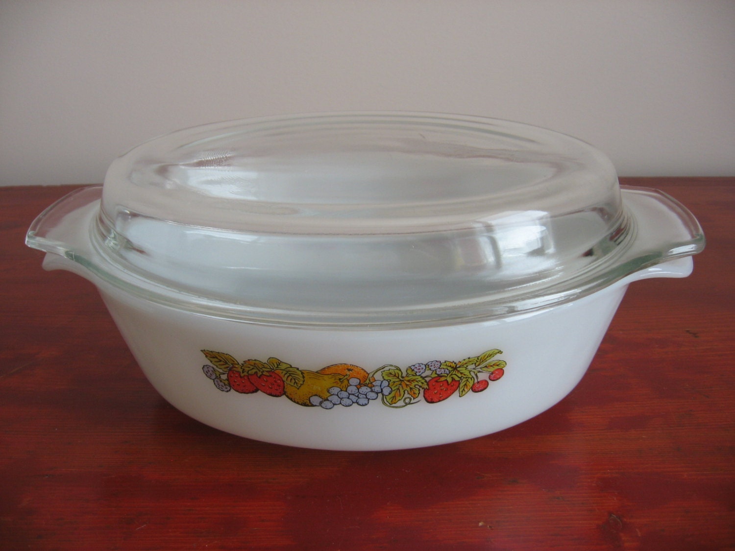 PRICE REDUCED Vintage Casserole Dish With Lid by BrocanteRetro