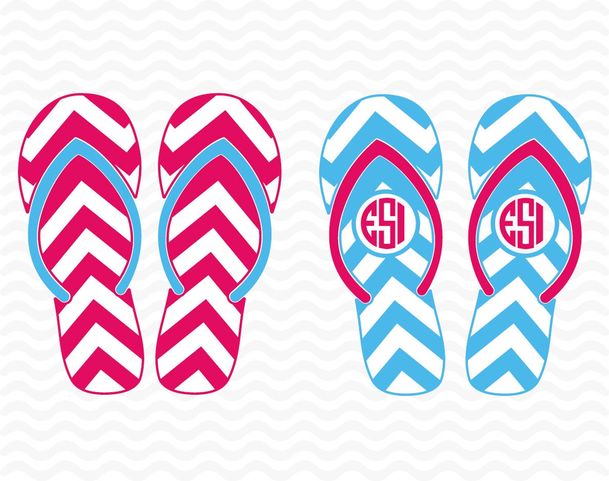 Flip Flop Template Svg