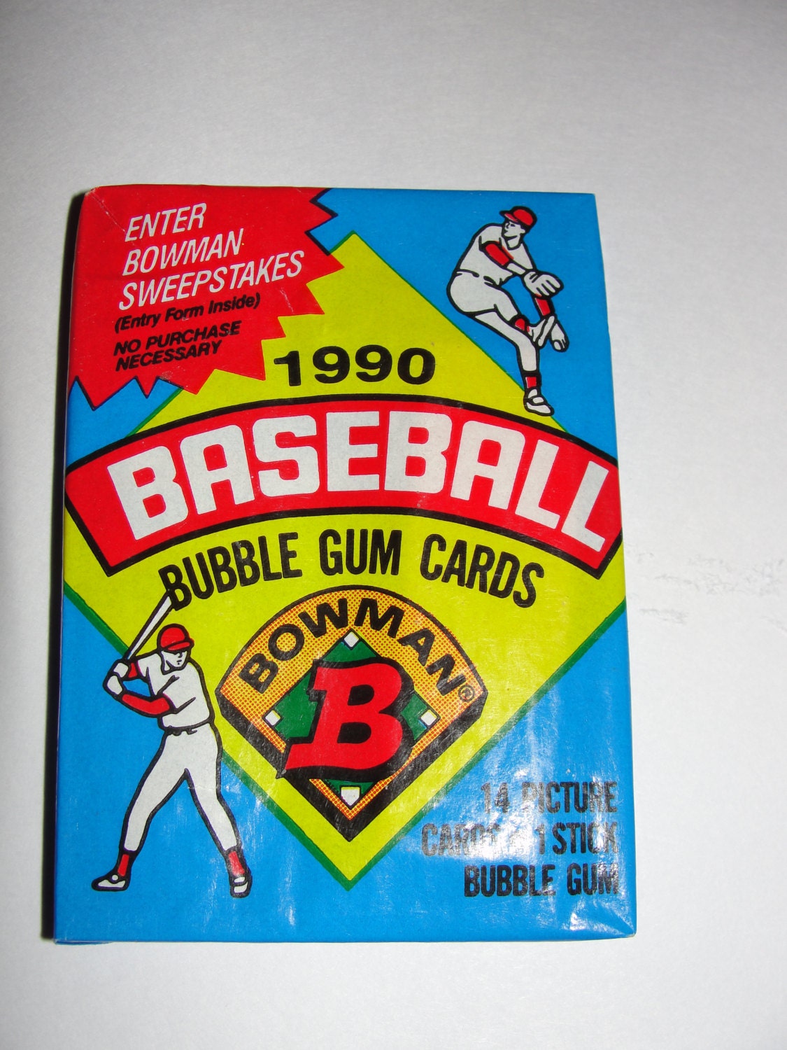 1990 Bowman Baseball Bubble Gum Trading Card by