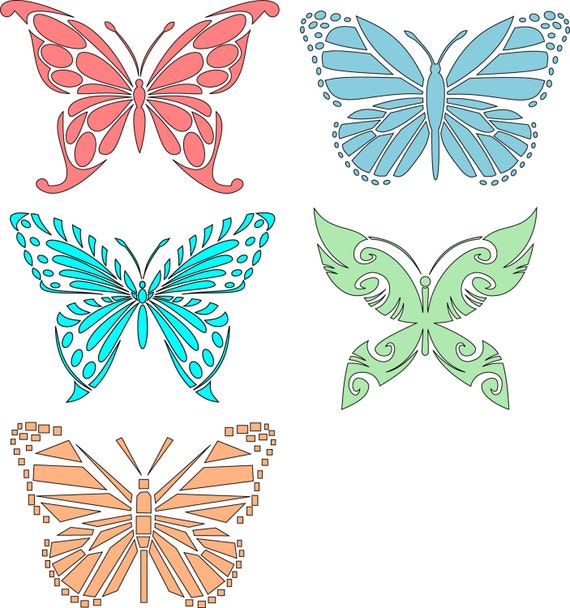 Download 2 Layered Butterfly Svg Design - Free Layered SVG Files ...