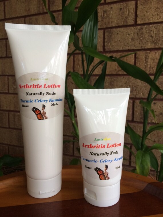 Organic Hand Made Arthritis Lotion with Turmeric, Celery, Sandalwood