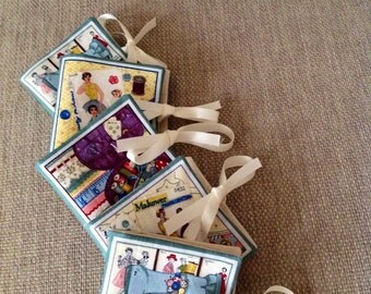 Cotton fabric needle case