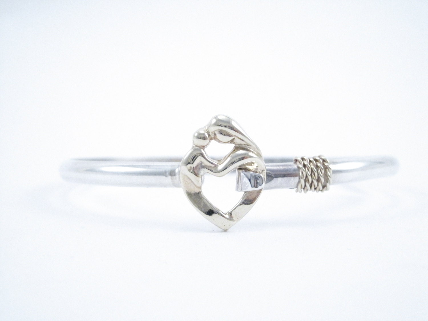 Cape Cod Mother and Child Bracelet Gold and Silver