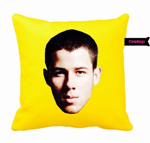 NICK JONAS Celebrity Pillow by CeleBagz on Etsy