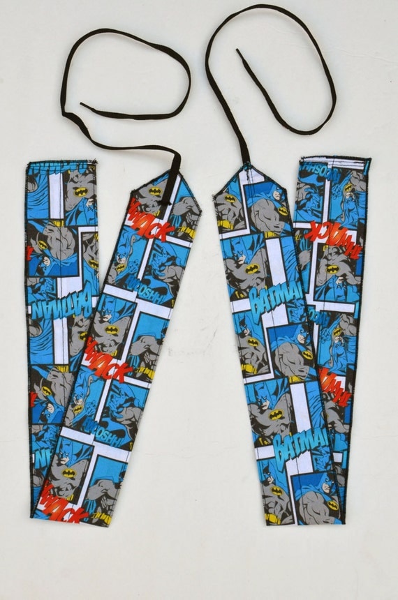Custom BATMAN Wrist wraps Oly weightlifting by customwristwraps