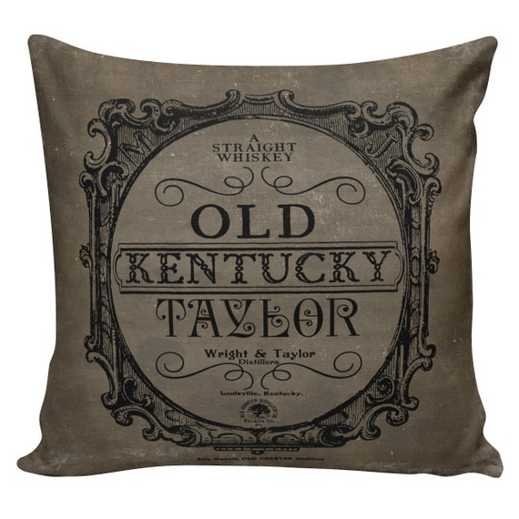 Decorative Cotton Pillow Cover Cushion Old Kentucky Taylor