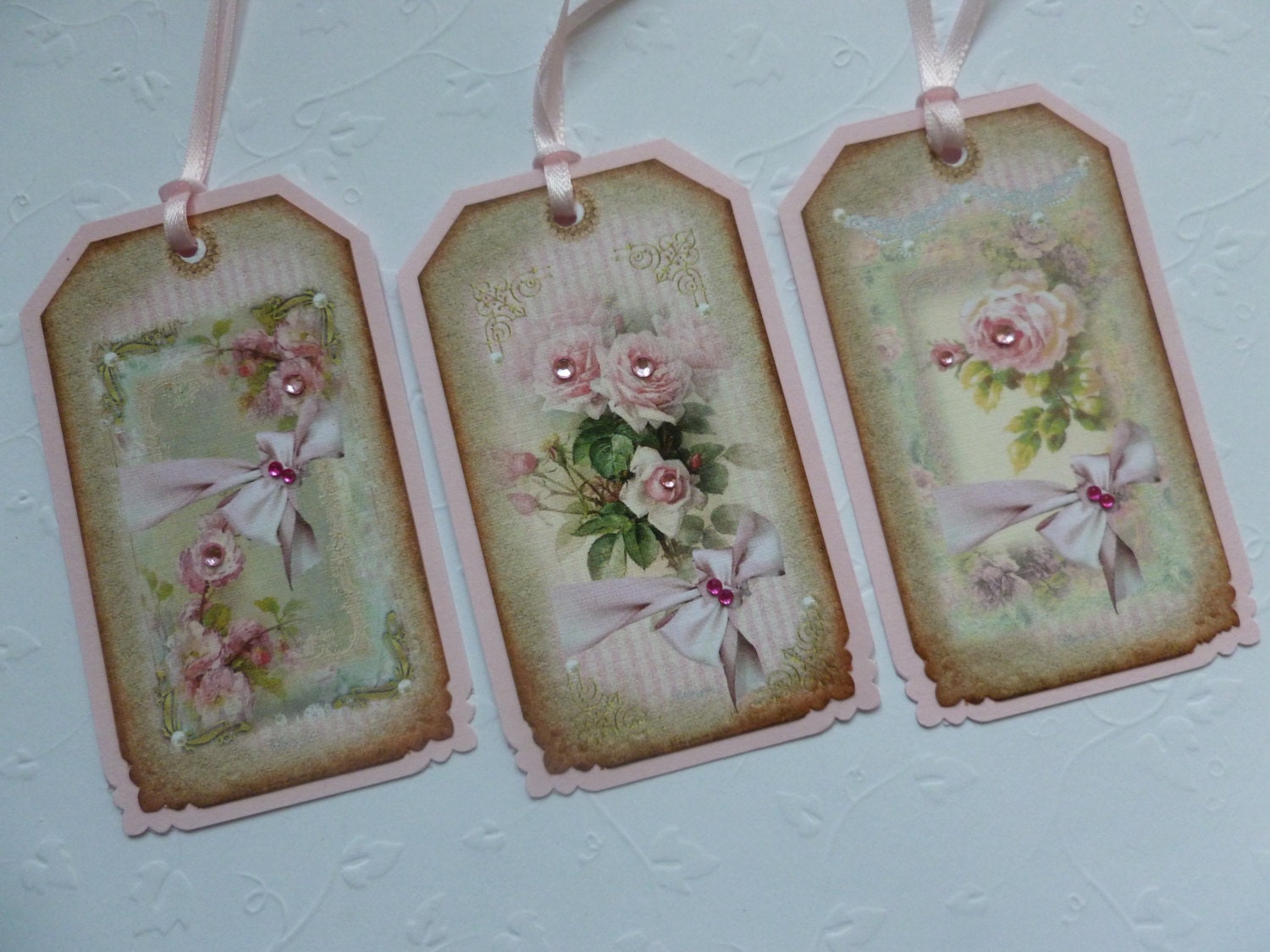 shabby chic floral gift tags vintage style pink roses gift shabby chic floral gift tags vintage style pink roses gift