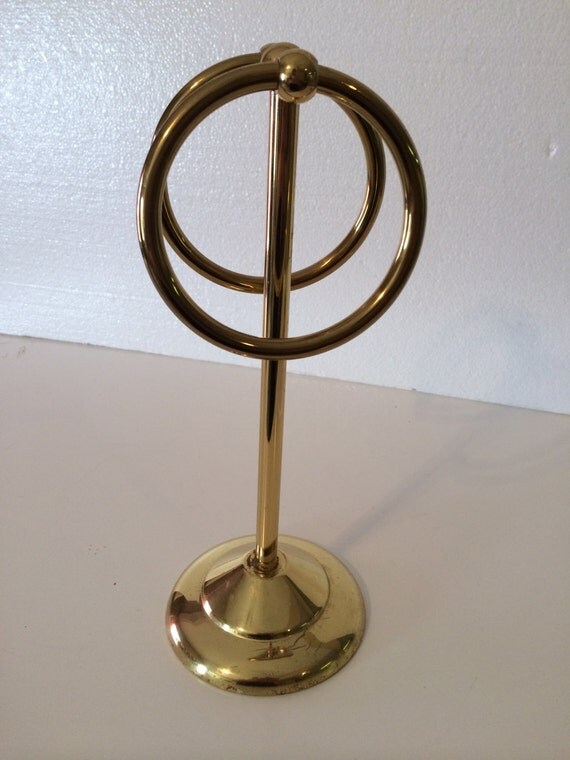 Vintage Brass Hand Towel Rack for Bath Solid Brass Towel