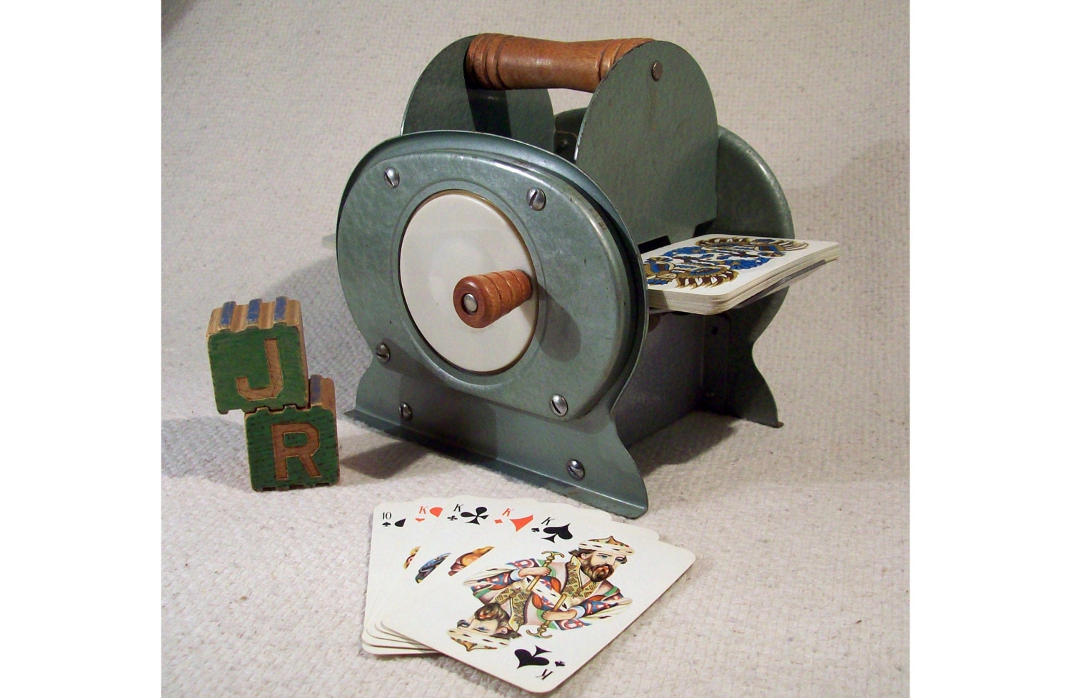 hand crank card shuffler machine