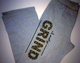 cheetah brand sweatpants