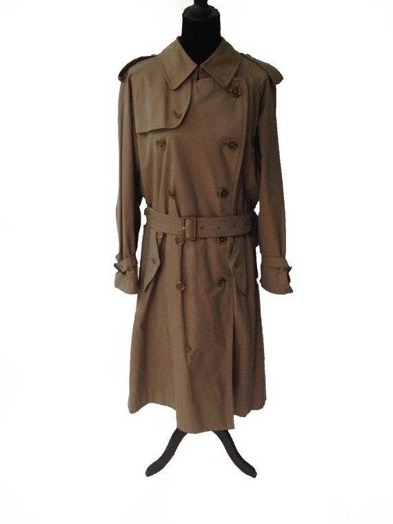 1990 Men's Burberry's Trench Coat Reg 50