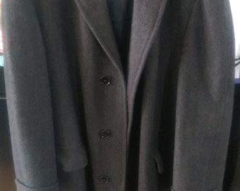 Men's 100% Wool VINTAGE Dress Trench Coat in LIKE NEW condition. Woven ...