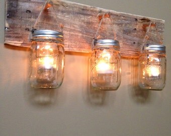 Popular items for mason jar tea light on Etsy