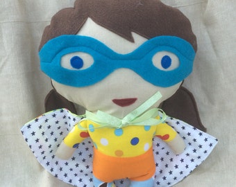 personalized super hero doll