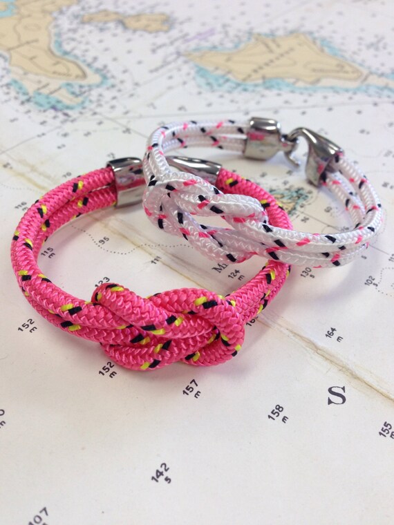 Nautical sailing rope bracelet by CoastNauticalStyle on Etsy