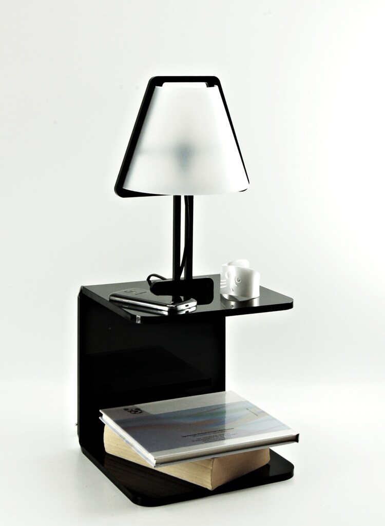 Bedside ShelfLamp // SOB // LampBEDshelf // Acrylic by SOBweb