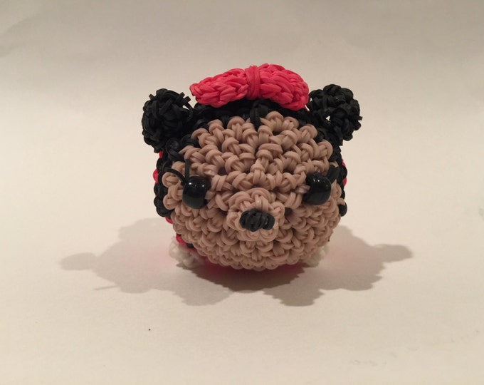 Disney's Minnie Mouse Tsum Tsum Rubber Band Figure, Rainbow Loom Loomigurumi, Rainbow Loom Disney