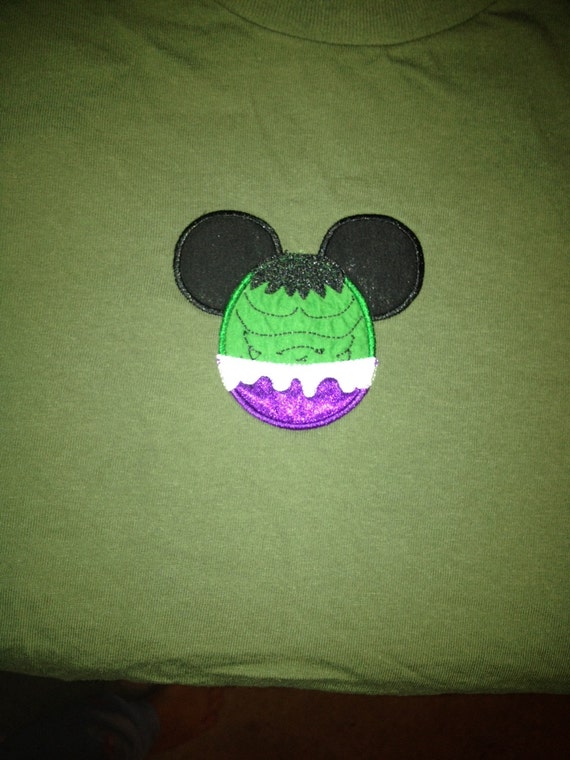The Incredible Hulk mickey ears shirt perfect for by HCKCreations