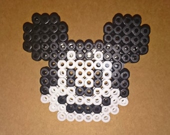 Items similar to Handmade earrings / Hama beads / Perler beads / Mickey ...