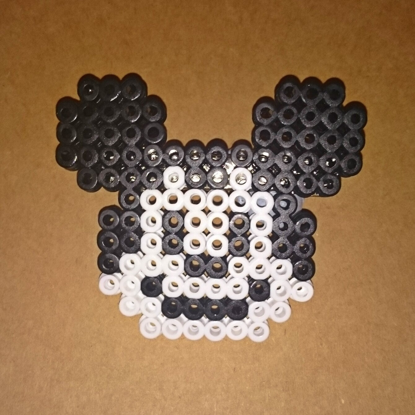 Mickey Or Minnie Hama Bead Hair Clips By Kitschmequickx On Etsy