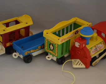 fisher price circus train 1980