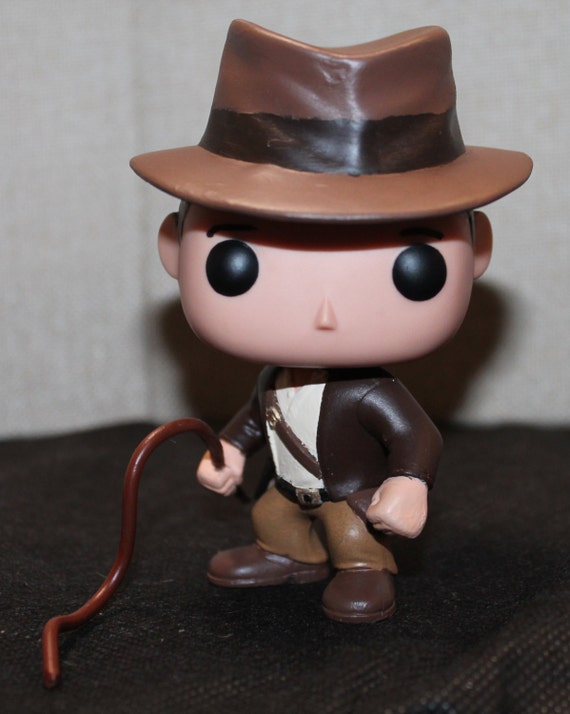 Custom Funko Pop of Indiana Jones by SpasticCustoms on Etsy