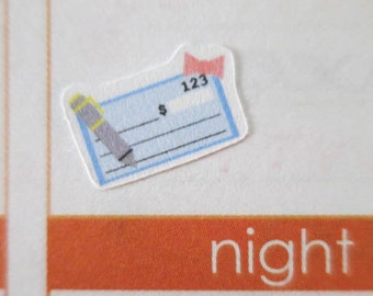 60 Bill Stickers | Planner Stickers designed for use with the Erin Condren Life Planner | 0158