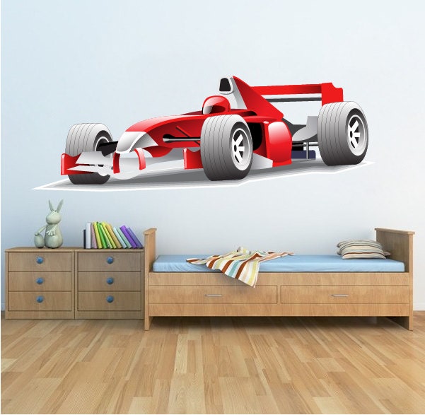 Race Car Wall Decal Race Car Wall Design Race Car Wall