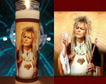 Saint Jareth Prayer Candle / David Bowie / Labyrinth Candle