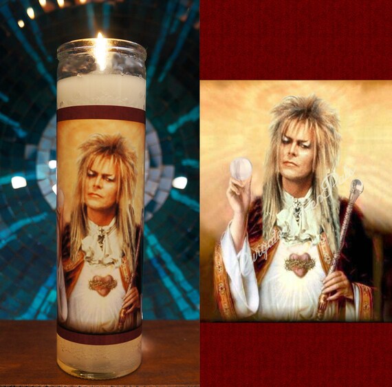 Saint Jareth Prayer Candle / David Bowie / Labyrinth Candle