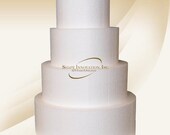 Cake Dummies - Set Of 4, Round OR Square, Individual High Quality Cake Dummies measuring 6", 8", 10", & 12" by either 3" or 4" or 5" thick.