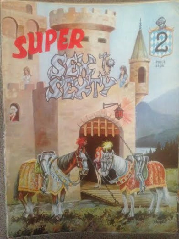 Super Sex To Sexty Vintage Adult Humor By Somethinaboutvintage