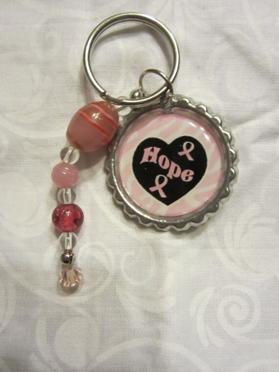 Items similar to Breast Cancer Key Chain on Etsy