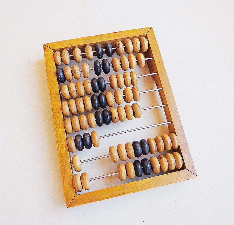 chinese wooden calculator