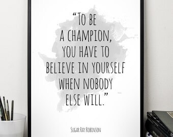 Sugar ray robinson | Etsy