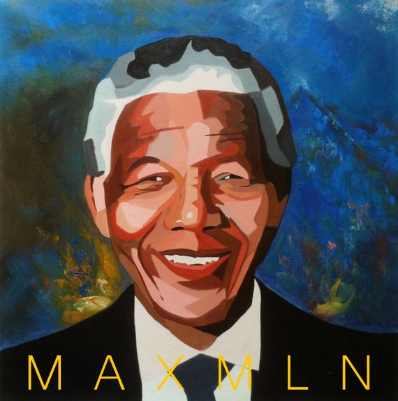 Nelson Mandela Pop Art T-Shirt: A Graphic Print of by OnlyIcons