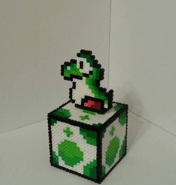 Yoshi Themed Bank by GeekCraftInc on Etsy