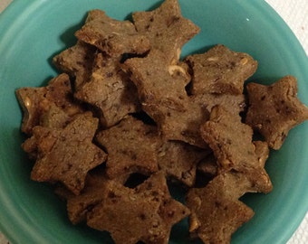 Items similar to Dog Cookie Squares-Peanut Butter & Carob Chip Dog