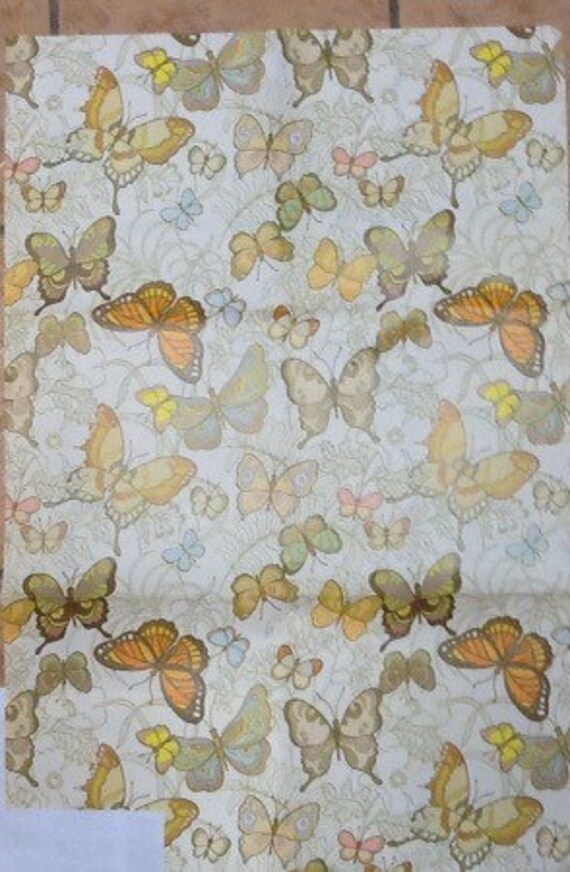 Butterfly wrapping paper printed in Dallas Tx by by MammawsAttic