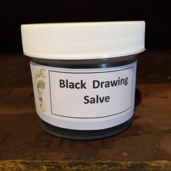 Black Drawing Salve 2 oz. by SpiritToSole on Etsy